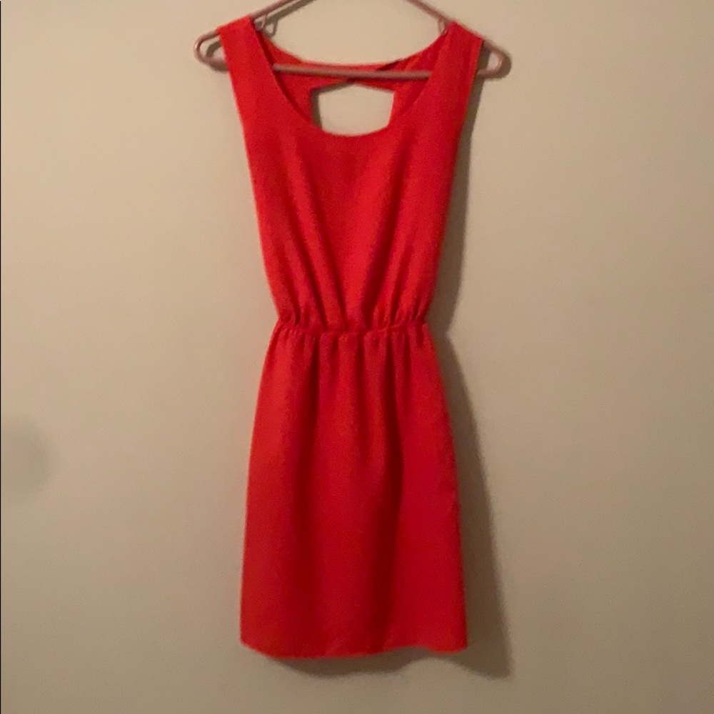 Orange dress